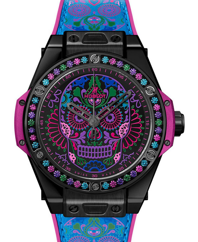 AAA Replica Hublot Big Bang One Click Calavera Catrina Watch 465.CX.1190.VR.1299.MEX18